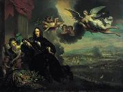 After Jan de Baen The apotheosis of Cornelis de Witt oil painting